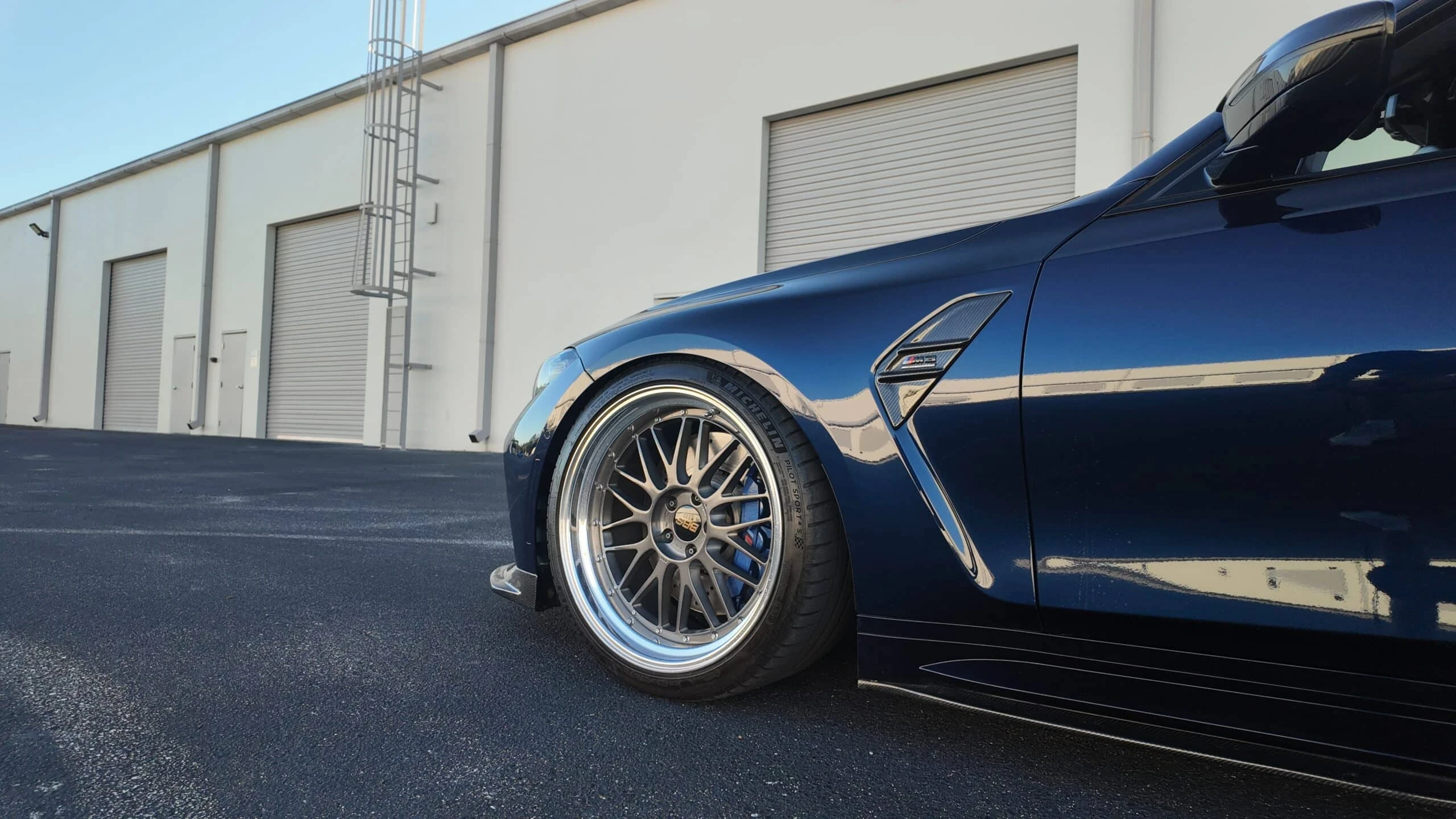 BMW M3 Competition xDrive detail relevant to miami office car delivery on LUXURY CAR RENT / US