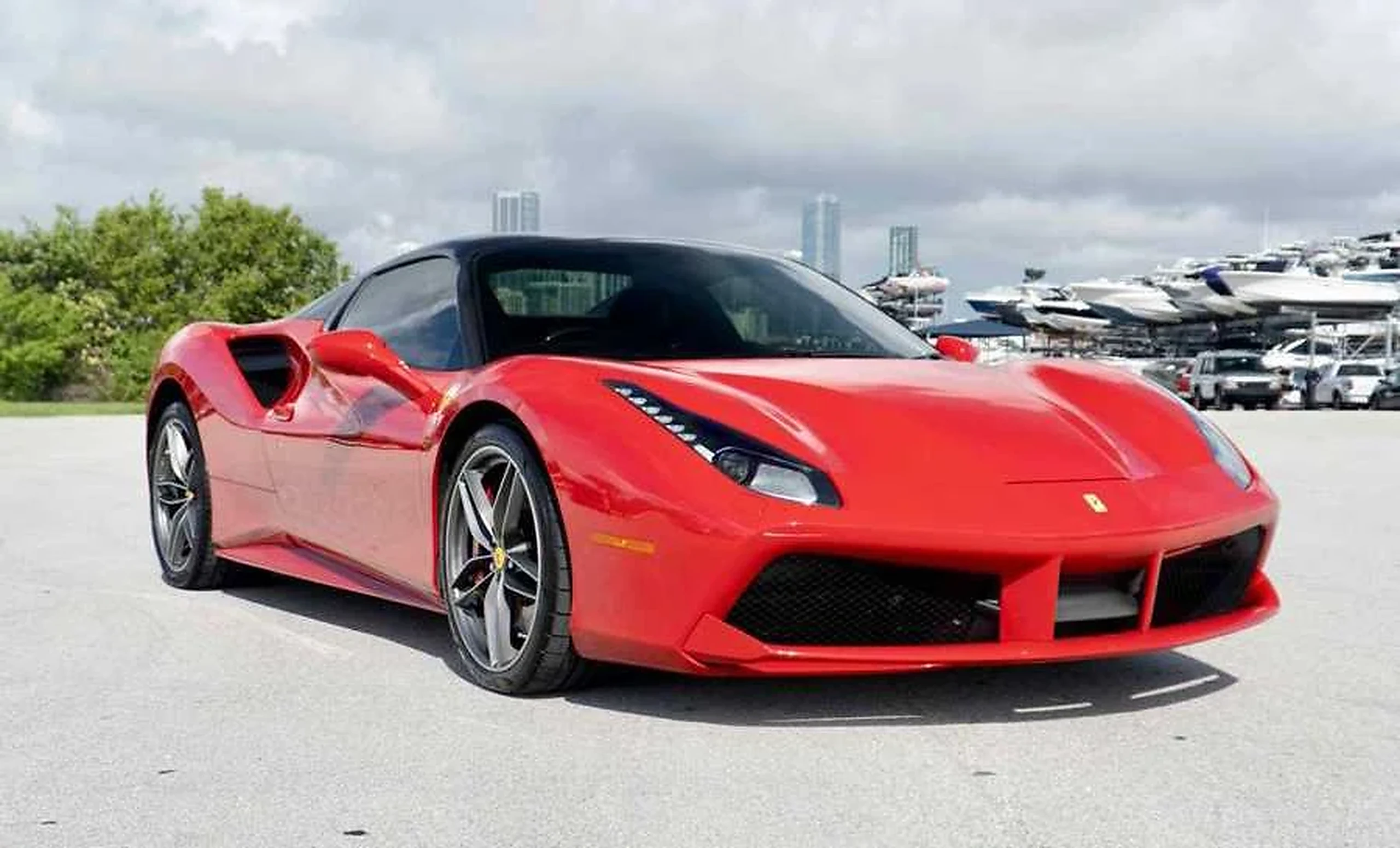Ferrari 488 GTB detail relevant to multi-car exotic rental coordination on LUXURY CAR RENT / US