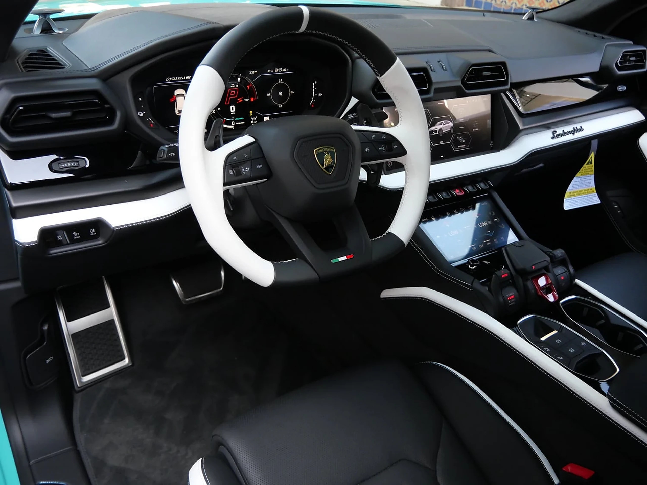 Lamborghini Urus SE detail relevant to hybrid supercar rentals on LUXURY CAR RENT / US