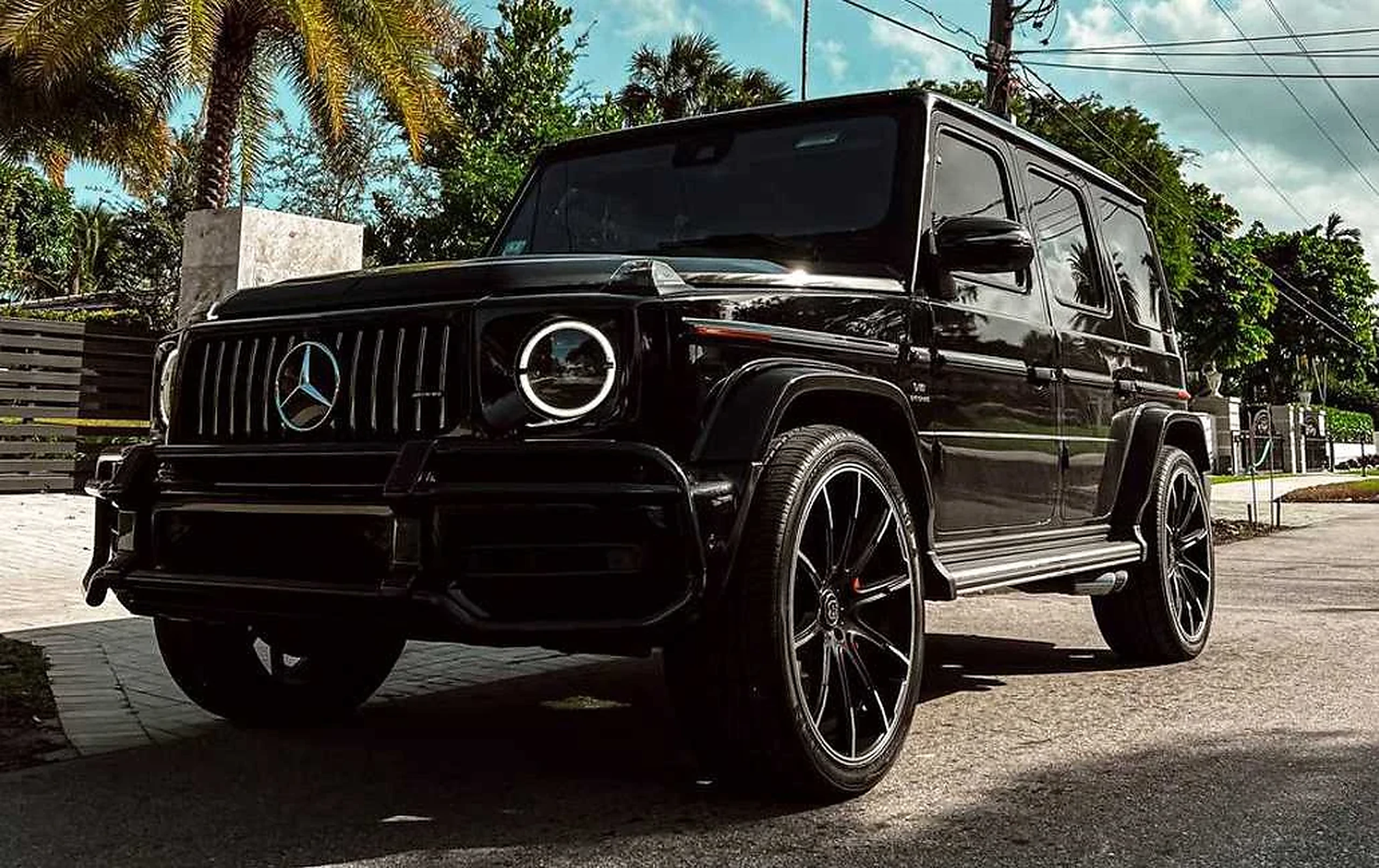 Mercedes-AMG G 63 detail view selected for LUXURY CAR RENT / US